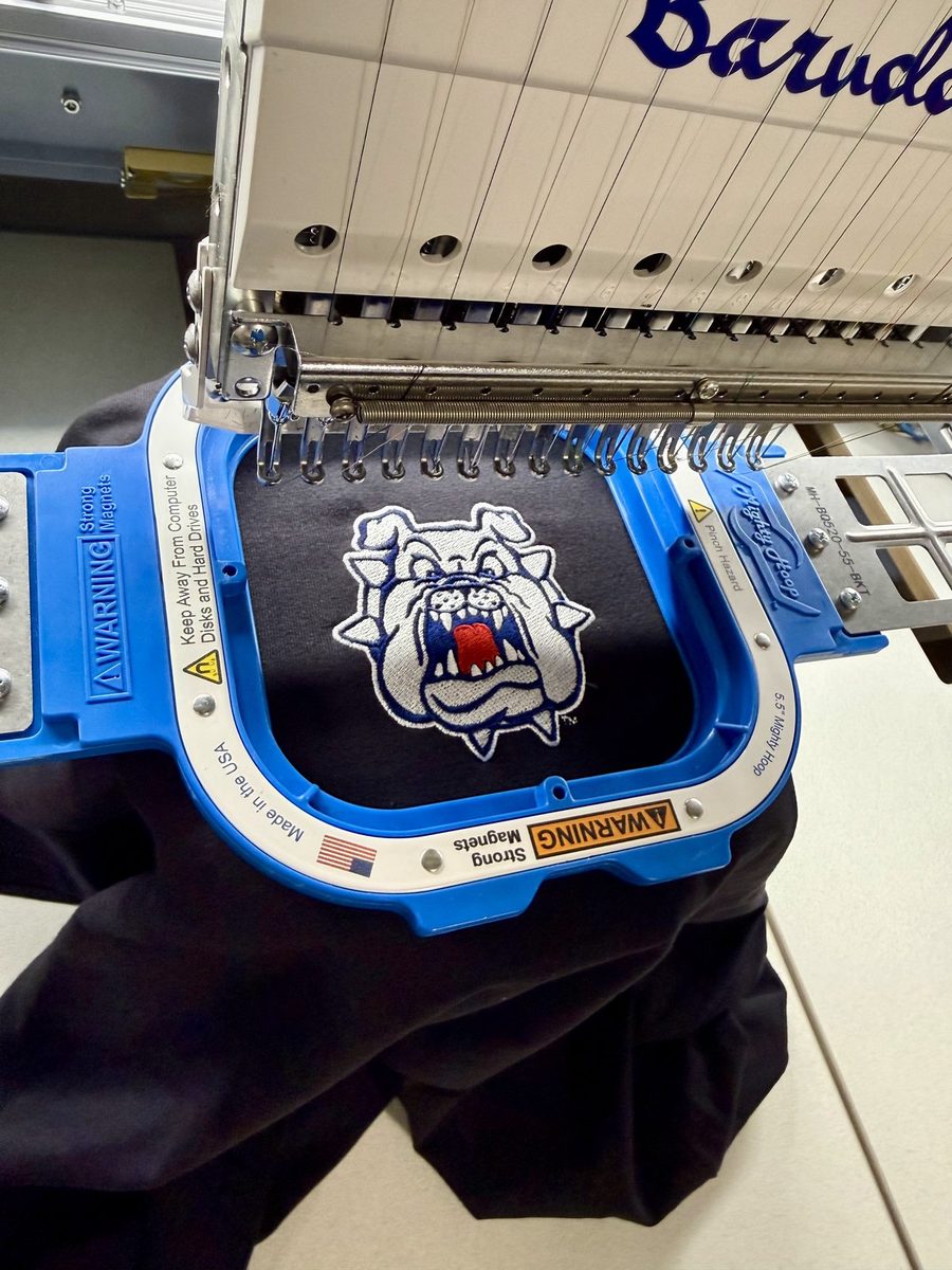 Custom logo embroidery